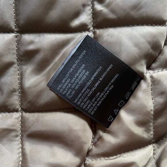 Sage Collective Olive Green Brown Corduroy Jacket with Cream Faux Fur Lining - Picture 6 of 9